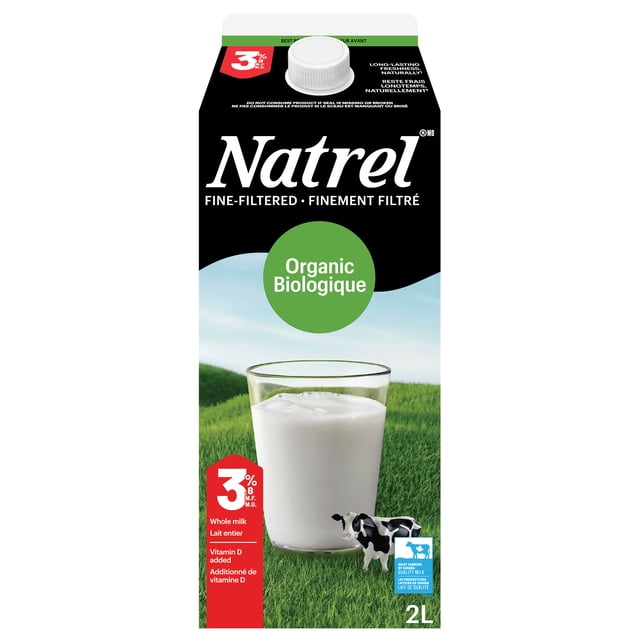 Natrel Organic Fine Filtered 3.8% Milk 2L