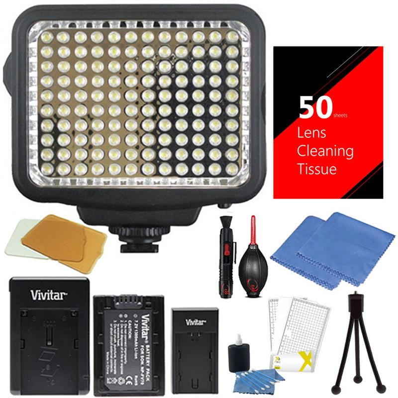 Vivitar LED Video Light [Rechargeable Battery Included] Camera Panel