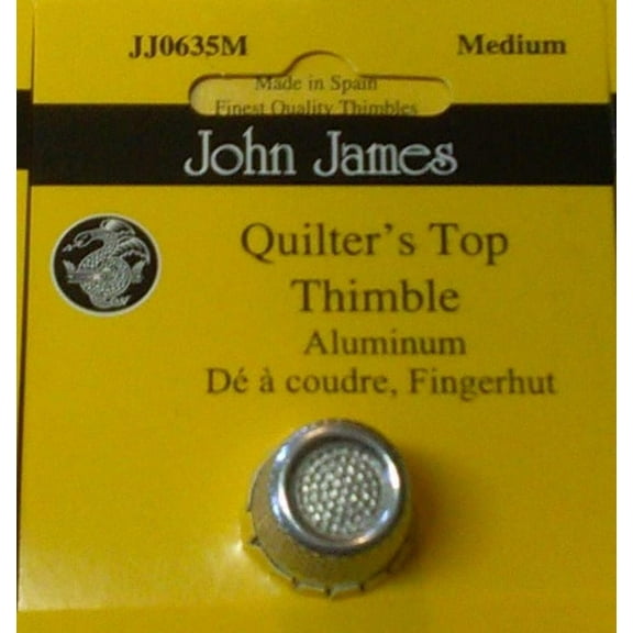 John James Crimp Top Thimble-Medium Size 7
