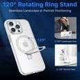 thumbnail image 5 of MyBat Pro Lure Series Case MagSafe Kickstand Ring for iPhone 15 Pro Max (6.7) - White, 5 of 7