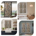 thumbnail image 7 of Colorful Stones Window Privacy Film, Farmhouse Stones Modern Art Static Cling UV Sun Blocking Heat Control Window Tint Day and Night, Non-Adhesive Reusable One Way Windows Privacy Cover 35.4''x78.7'', 7 of 7
