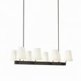 thumbnail image 2 of Enthrall 8-Light Chandelier White Brass, 2 of 7