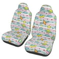thumbnail image 2 of Haiem Space Doodle Printed Car Seat Covers Set of 2, Universal Fit Car Seat Covers,Protective Seat Covers,Comfortable Car Seat Covers, Easy Installation Seat Covers, 2 of 9