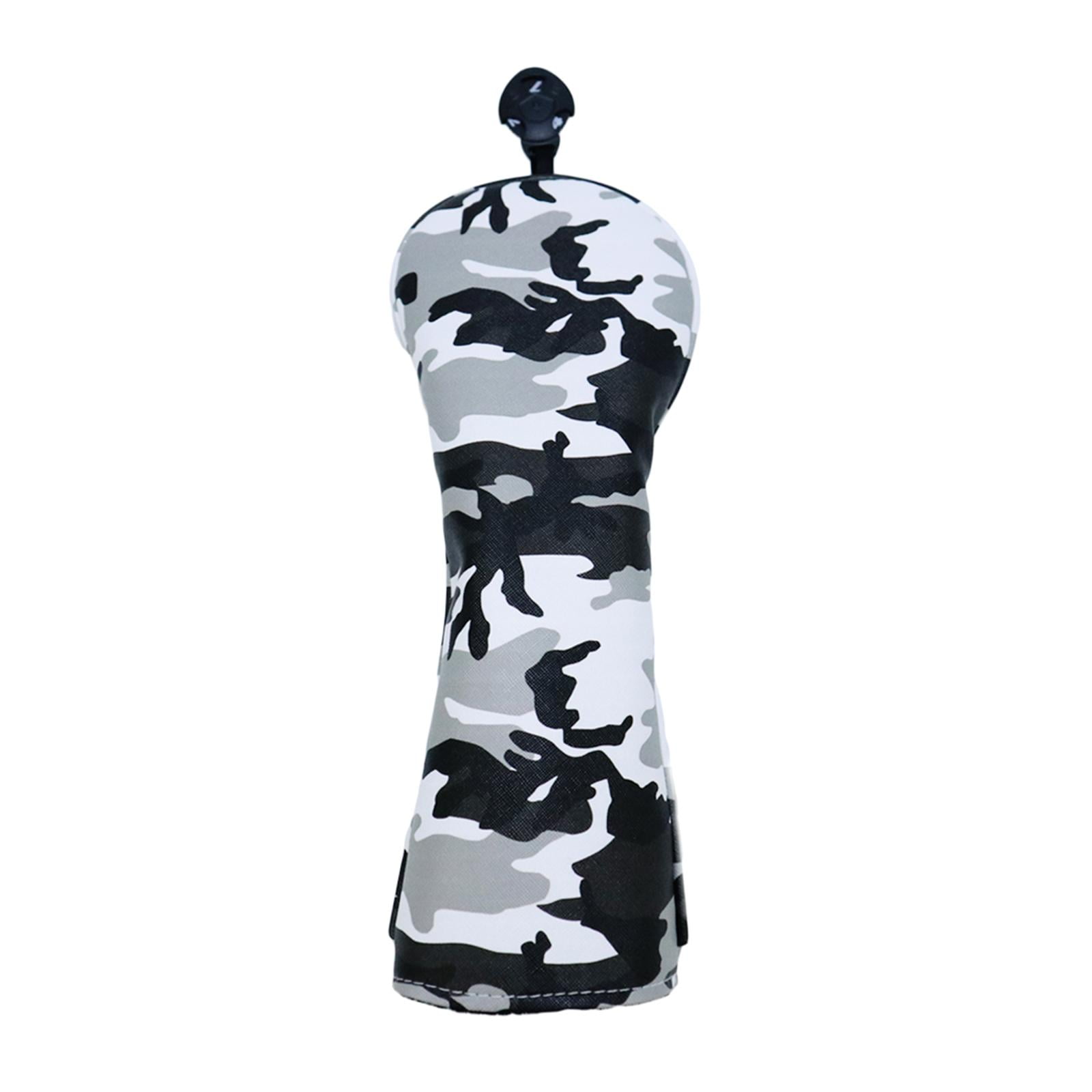 harayaa 2x Camouflage Golf Wood Head Cover Driver Fairway Club Headcover Case Guard