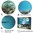 thumbnail image 3 of Designart "The Coastal Coral Realm" Coastal Coral Under Water Canvas Wall Art, 3 of 7