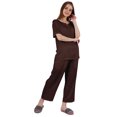thumbnail image 2 of Inkmeso Ensemble de Pyjama à Manches Courtes pour Femmes T-Shirt Henley & Ensemble de Pyjama, 2 of 7