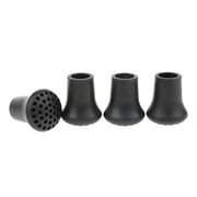 4 Pcs Crutch Ferrules Rubber Ends Hiking Walking Mountaineering