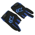 thumbnail image 1 of Gants de Pêche Bleus, Gants de Pêche Extérieurs à Écran Tactile Résistants à l'Usure Antidérapants pour la Pêche, 1 of 8