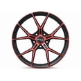 thumbnail image 1 of RS01 19X8.5 5X114.3 ET38 CB73.1 Noir Brillant Rouge Mat, 1 of 1