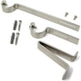 thumbnail image 4 of Urbanest Adjustable Double Rod Bracket, Up-1 1/8", Brushed Steel, 4 of 8