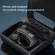 thumbnail image 5 of Audífonos resistentes al agua compatibles con Bluetooth con compartimento de carga (negro), 5 of 8