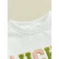 thumbnail image 5 of Newborn Baby Girl Boy My first St. Patrick's Day Outfit 3 6 12 18 Months Lucky Baby Romper Sweatshirt Onesie Bodysuit, 5 of 8