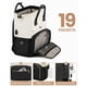 thumbnail image 3 of Mochila para portátil LOVEVOOK para mujer, a la moda, 15.6 pulgadas, beige-negro, 3 of 9