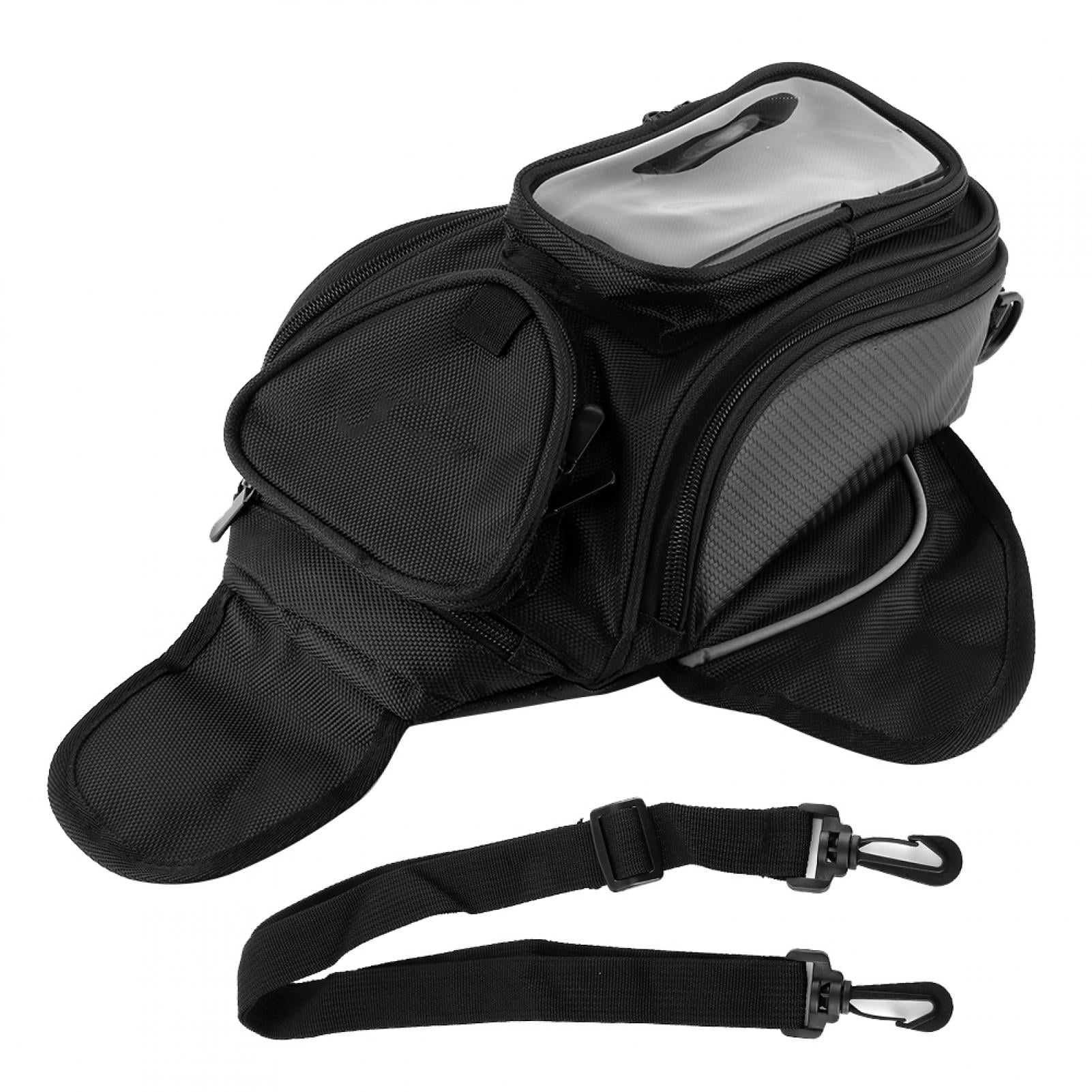 ANGGREK Motorcycle Tank Bag, Universal Magnetic Tank Waterproof Touch Screen GPS Phone Holder For Motorcycle Riding -