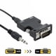 thumbnail image 1 of Convertidor de adaptador HDMI hembra a Vga macho con soporte de cable de audio Salida 1080p ZefeiWu 8390605333828, 1 of 1