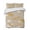 Beige, variant on Quilts King Size, Yellow Flower Soft Comforter Bedding Set for Bed, Japanese Style Floral Leaf on Linen Lightweight Quilted Bedspread with Pillow Cover(2 Pieces) for All Season, 96x106 Inch