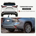 thumbnail image 2 of TIOYAR Class 3 Trailer Hitch for 2020 2021 2022 2023 Toyota Highlander Rear Bumper Towing W/2 Inch Receiver Steel Textured Powder Coat, 2 of 10