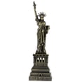 thumbnail image 4 of HOMEMAXS American Statue of Liberty Decor Alloy Metal Ornament for Unique Party Decoration Light Brown 18CM, 4 of 8