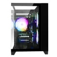 thumbnail image 2 of WIWB Ryzen 7 5700X Mini Gaming Desktop, 16GB DDR4 RAM, 512GB NVMe SSD, NVIDIA RTX 3050 8GB, Compact Black Gaming PC, Windows Ready, for Gaming, Streaming & Office, 2 of 9
