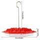 thumbnail image 2 of Muyoka Comederos para p谩jaros colgantes, Kit de estaci贸n de alimentaci贸n para p谩jaros, bebedero de agua para colibr铆 de 400ml con 30 Uds. De orificios de alimentaci贸n para exteriores, 2 of 7