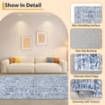 thumbnail image 2 of Area Rug,Washable Rug for Living Room,Neutral Retro Accent Rug,Non Slip Stain Resistant Carpet for Nursery Dining Room Farmhouse, 2 of 6