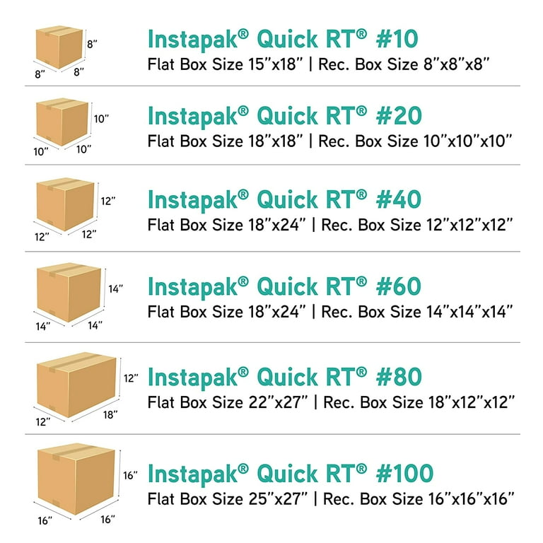 80 Sealed Air Instapak (Qty 6)