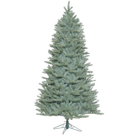 Vickerman 9' Colorado Blue Spruce Slim Artificial Christmas Tree Vickerman 9' Colorado Blue Spruce Slim Artificial Christmas Tree with 1200 Warm White LED Lights - Vickerman 9' Colorado Blue Spruce Slim Artificial Christmas Tree