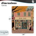 thumbnail image 4 of Stupell Industries Eclectic Fall Book Shop Facade Canvas Art, 24 x 30, by The Prints Vibe, 4 of 8