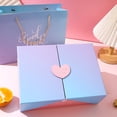 thumbnail image 1 of Fiudx Caja de Regalo de San Valentín, Embalaje de Papel Degradado de Alta Gama, Elegante Expositor de Joyas, Compatible con Regalos Personalizados, Un Gesto Romántico para Tus Seres Queridos, Tamaño, 1 of 6