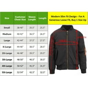 Mens Heavyweight MA-1 Bomber Flight Jacket (S-5XL)