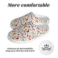 thumbnail image 6 of Rateoe Canada Day Print Women's Men's Cotton Knit Slippers Lightweight Memory Foam Indoor House Shoes with Anti-Skid Sole-39/40, 6 of 7