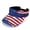 American Flag Design, variant on HELLHERO Adjustable Polyester Fabric Sun Visor Cap for Beach Fishing, UV Protection Breathable Adjustable Strap Sun Visor Hat, Canadian Maple Animal Pattern