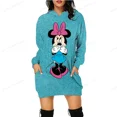 thumbnail image 5 of Sudadera con capucha para mujer con estampado de Mickey Mouse de Disney, sudadera con capucha de otoño, informal, de tela ancha, sexy, vestido largo con capucha, estampado de dibujos animados, 5 of 5