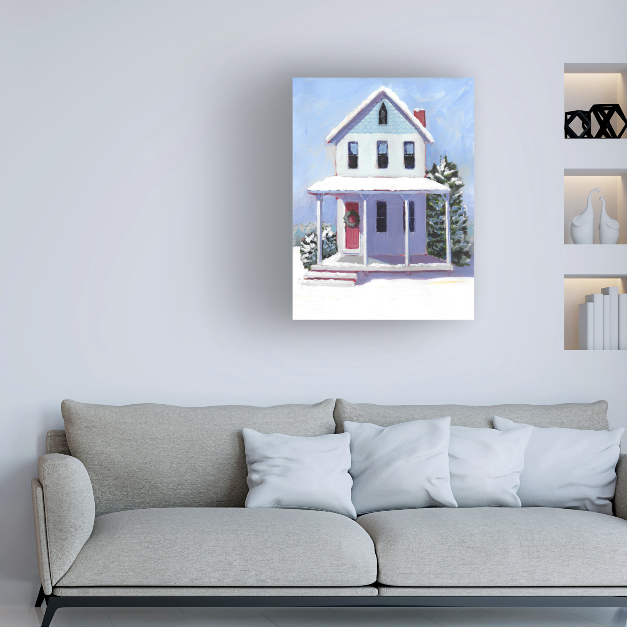 Trademark Fine Art Carol Young  Victorian Home I Canvas Wall Art