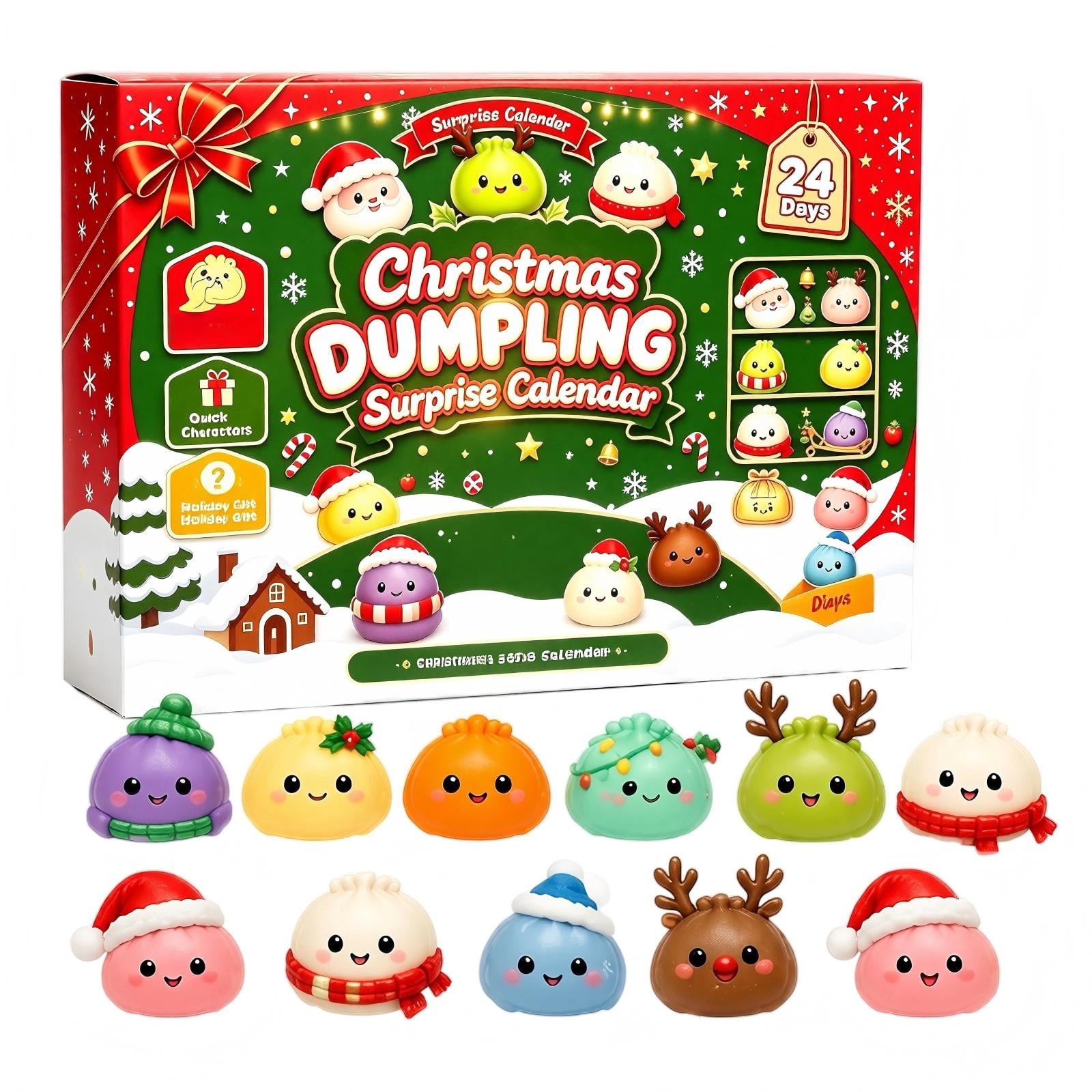 Mystery Dumpling Advent Countdown Calendar, 2026 New Squashing Bun