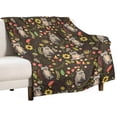 thumbnail image 4 of Raccoon Blanket Raccoon Gifts for Girls Women Raccoon Throw Blanket for Kids Adults Soft Warm Cozy Fleece Blanket for Couch Sofa 40"x50", 4 of 6