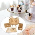 thumbnail image 3 of Libro de invitados con rebanadas de con soporte para decoración baby shower de , Anillos de diamante perfecl Libro de invitados de boda, 3 of 8