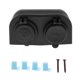 thumbnail image 5 of 4,2A Enchufe de Dual USb 12v Enchufe Dual Usb Cargador Socket + Cables Negro Partes de Coche Moto Automóvil Macarena Enchufe del enchufe de 12V, 5 of 8