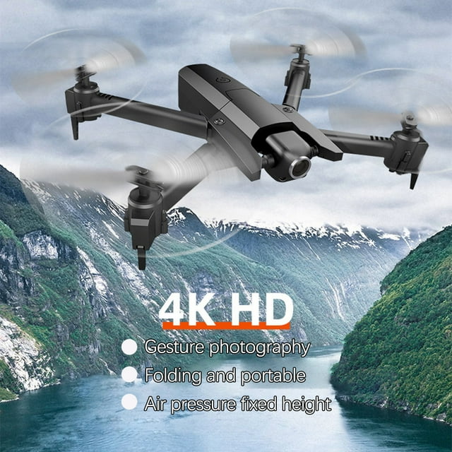 Fiudx Juguetes Confrontación Diy Wifi 4K Cámara Selfie Rc Drone Quadcopter