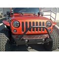 thumbnail image 2 of Fits 2007-2018 Jeep Wrangler JK Rigid Lighting Windshield Hinge Light Bracket 40335 Powder Coated; Black; Stainless Steel; Set Of 2; Mounts Two D-Series Lights, 2 of 5
