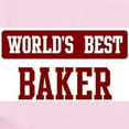 thumbnail image 2 of CafePress - Worlds Best Baker Infant Bodysuit - Baby Light Bodysuit, Size Newborn - 24 Months, 2 of 4