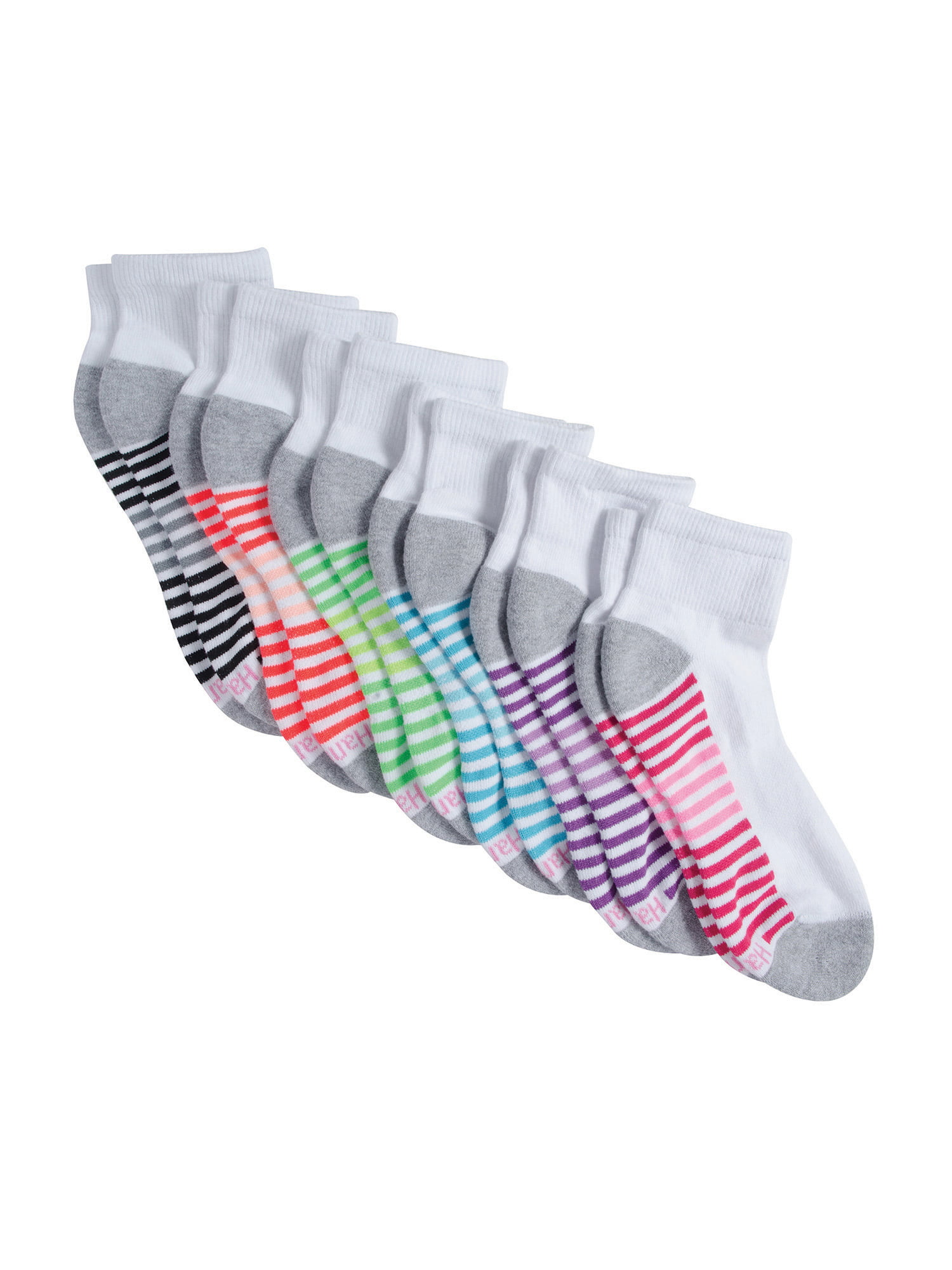 Hanes Women's Cool Comfort Sport Ankle Socks, 6 Pack - Walmart.com