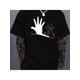 thumbnail image 1 of Loai Orientation, Rabbit Hand Shadow Graphic Print, Boutique 220g Thickened Cotton T-Shirt, Mens Fashion Casual Cotton T-Shirt, Short Sleeve Crew Neck T-Shirt, 1 of 3