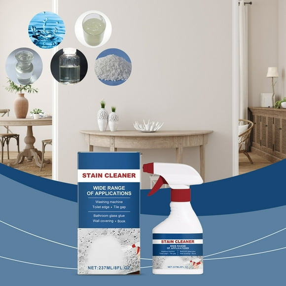 Quick-Acting Foaming Mold Remover Spray - 237ml Household Stain Cleaner Foam for Kitchen, Bathroom, Tiles, Wood, Odor Removal & Deeply Embedded Stain Treatment, Safe and Non-Irritating Formula