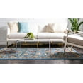 thumbnail image 4 of Rugs.com Neda Collection Rug – 10' x 13' Blue Low Rug Perfect For Living Rooms, Large Dining Rooms, Open Floorplans, 4 of 9