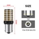 thumbnail image 1 of KEIN 144SMD 1156 LED 1157 T20 7440 7443 W21W 1157 BAY15D Bombilla 1156 BA15S P21W P21 5W BAU15S 3014 Señal De Giro De Freno De La Lámpara De Luz Trasera Auto Parque De Parada Motocicleta Marcha Atrás, 1 of 4
