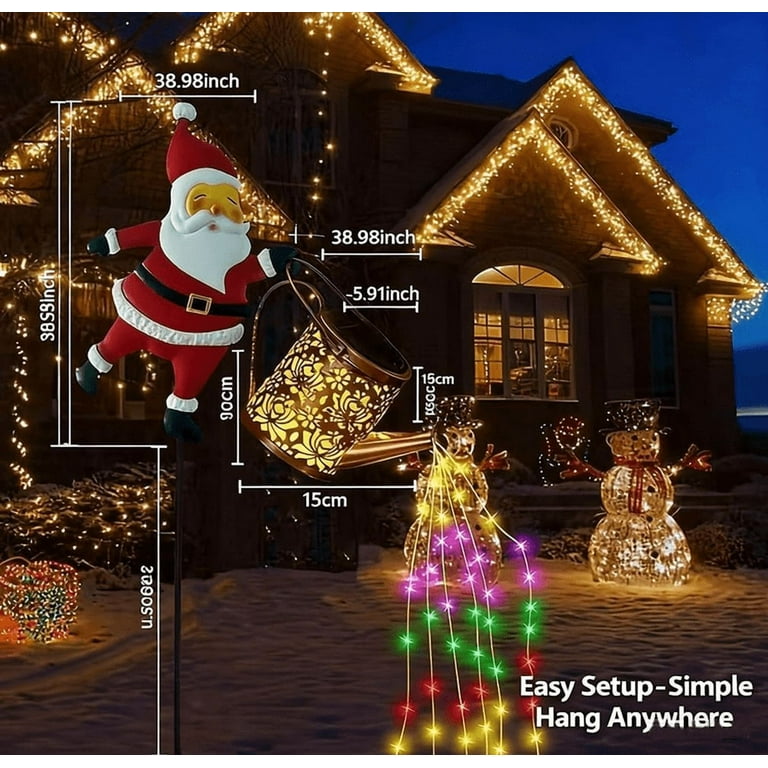 Lampe Solaire Rétro En Métal Pour Arroser, Bouilloire, Lanterne étanche, Décoration De Jardin