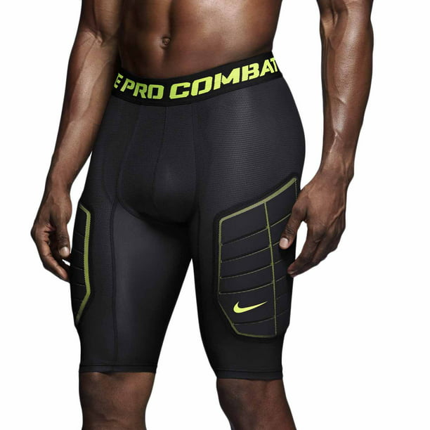 Nike Pro Combat Hyperstrong Compression Elite Basketball Shorts Black/Volt - Walmart.com