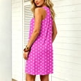 thumbnail image 5 of Lenpel Womens Summer Dresses Casual Crew Neck Sleeveless Tank Mini Dresses with Pockets Loose Soft Sundresses for Beach Vacation, 5 of 5