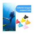 thumbnail image 2 of Boquillas de silicona para segunda etapa de buceo, regulador de esnórquel, accesorios coloridos para respiración subacuática, color naranja, 2 of 5